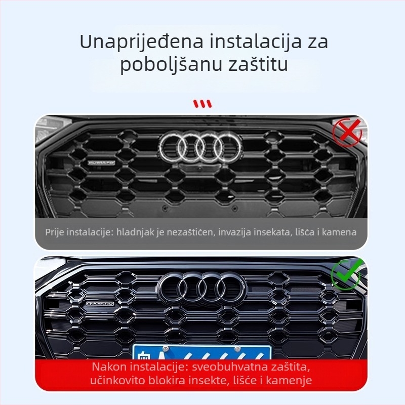 Mreža protiv insekata za Audi Q5L – prednja središnja mreža s pokrovom spremnika vode, dekorativna modifikacija (Šifra proizvoda: Ltao847701619215; Materijal: Drugo; Životni vijek: Drugo; Marka: Drugo)