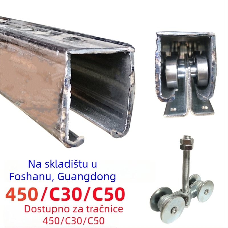 Valjak za klizna vrata, čelik, premaz sprejom, artikl 450, Chaosheng Industry, moderan minimalistički stil