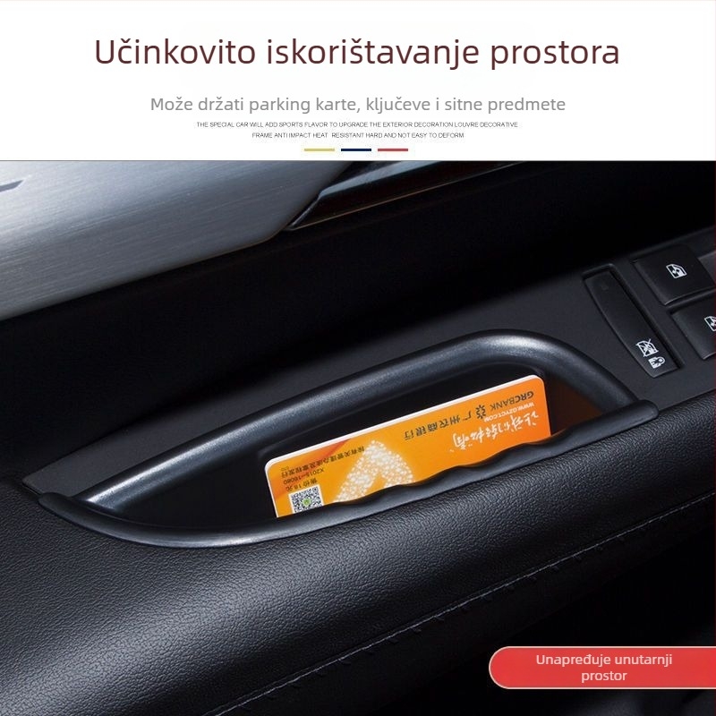 Kutija za skladištenje uz naslon za ruke na vrata Cadillac XT5/XT6 s drškom | Materijal Plastika | Zapremina 100 | Tip Visi