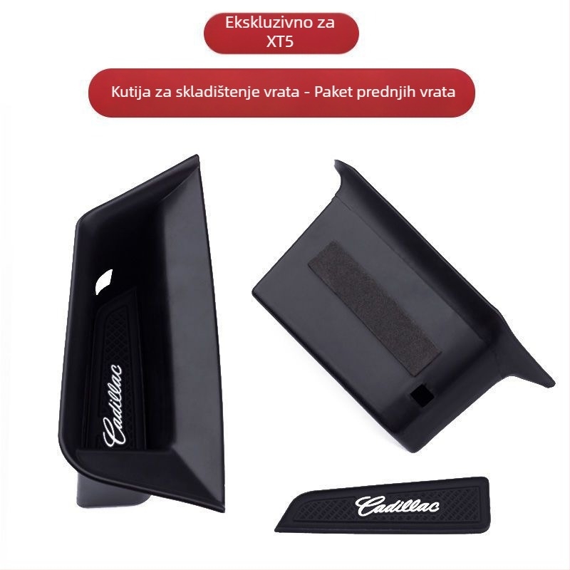 Kutija za skladištenje uz naslon za ruke na vrata Cadillac XT5/XT6 s drškom | Materijal Plastika | Zapremina 100 | Tip Visi