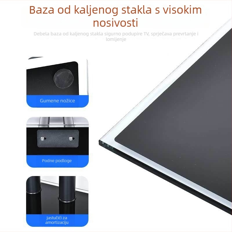 HW-998 baza LCD TV-a s dvostrukim stupovima, mehaničko upravljanje, nosivost >15 kg
