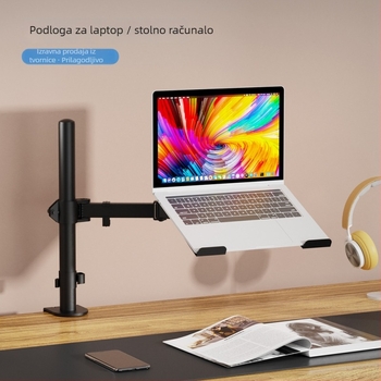 Držač monitora s robotskom rukom, rotirajuća ergonomska radna ploča s podizanjem, model M074-B