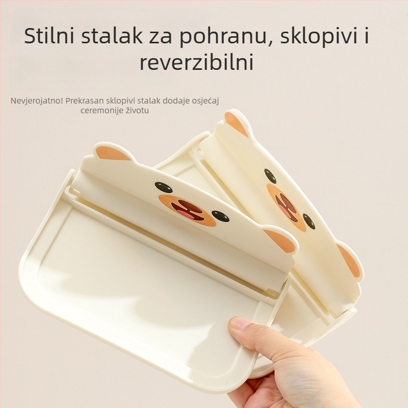 Sklopiva zidna polica za skladištenje — plastična, 1 sloj, moderni minimalistički stil, proljeće 2026 izdanje