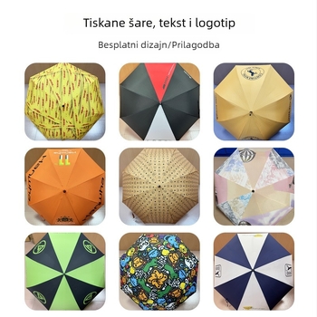 Fabricki prilagođeni dječji kišobran s slatkim karikatur logotipom, promotivni suncobran