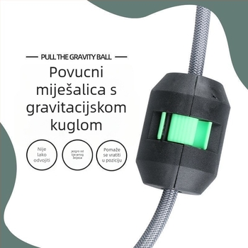 Dodatak za kuhinjsku slavinu - Izvlačna slavina za sudoper s teleskopskom vučnom težinom, Moderni minimalistički stil; Materijal: Drugo
