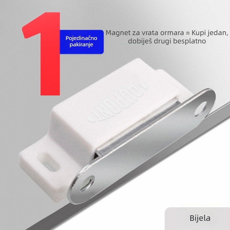 DuPont magnetska klipsa za vrata garderobe, plast i metal, model 92984, moderan jednostavan stil