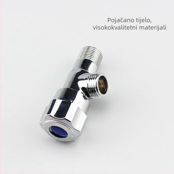 Medenasti trokutasti ventil s jezgrom ventila, 1,6 MPa, ručna ugradnja, 125 g