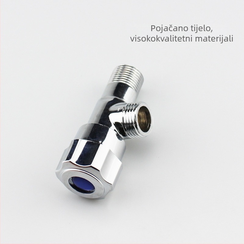 Medenasti trokutasti ventil s jezgrom ventila, 1,6 MPa, ručna ugradnja, 125 g