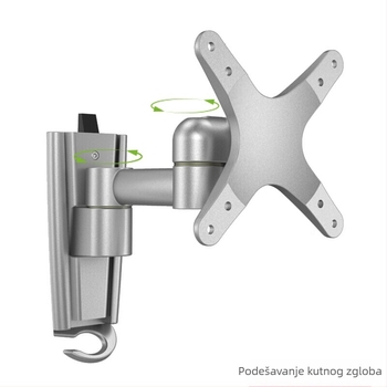 Gibbon L03 zidni nosač TV od aluminijske legure, sklopivi, nosivost 18 kg