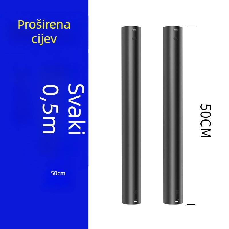Držač za TV na strop s teleskopskom produženom šipkom – visići stropni nosač – Model: Mala produžna šipka