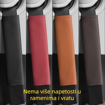 Pamukasta jastučnica za sigurnosni pojas u automobilu, praktičan unutarnji dodatak, 100% pamuk, moguć tisak logotipa, prilagodljiv