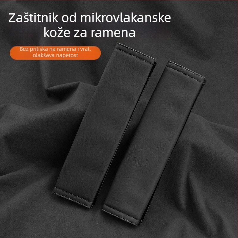 Pamukasta jastučnica za sigurnosni pojas u automobilu, praktičan unutarnji dodatak, 100% pamuk, moguć tisak logotipa, prilagodljiv