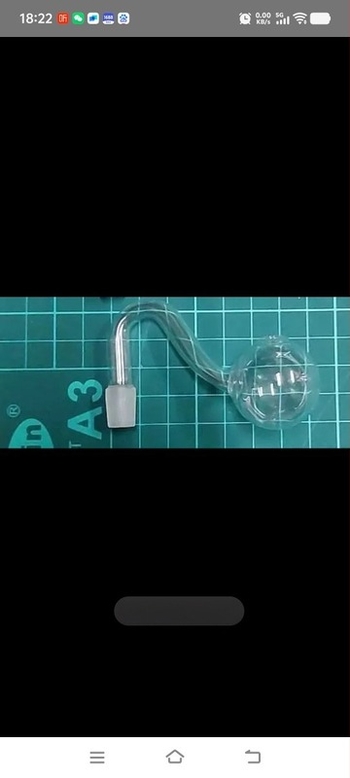 Staklena lula za pušenje Hua Hang Glass – Artikal 904, Kutija 100 komada, Mogući prilagođeni postupak obrade