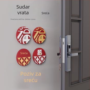 FUZST silikon magnetna podloga protiv sudara za hladnjak, samoljepljiva montaža, model FUZST, Fu-znak dizajn