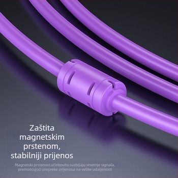 VGA kabel s adapterom, pozlaćen bakar, bez kisika, duljine 1,5–50 m