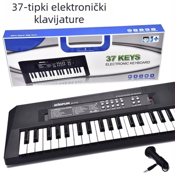 Elektronički organ igračka za djecu 4-6 godina, plastična konstrukcija, 3C igračka, pakiranje u šarenoj kutiji
