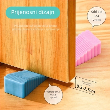 Podni gumeni zaustavljač vrata s dizajnom protiv sudara, ugradnja snap-on, model A1443, standardna konstrukcija, ručno upravljanje