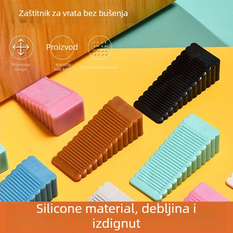Podni gumeni zaustavljač vrata s dizajnom protiv sudara, ugradnja snap-on, model A1443, standardna konstrukcija, ručno upravljanje