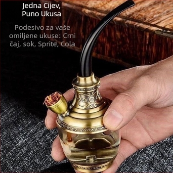 Set za nargilu od akrilu – usnik, filtar, zdjela, lonac, torba i dodaci