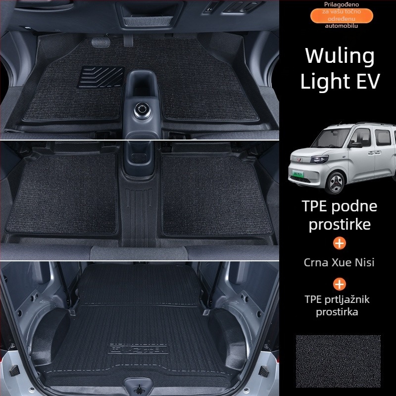 TPE auto podloge za Zhiguang EV 2025 – potpuno pokrivanje unutrašnjosti i prtljažnika, prilagodljivo