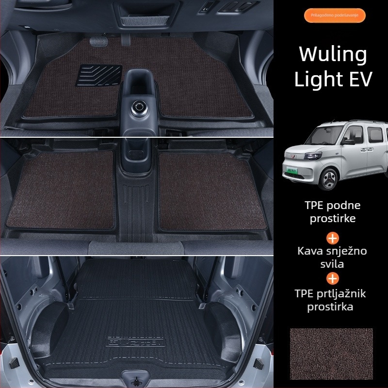 TPE auto podloge za Zhiguang EV 2025 – potpuno pokrivanje unutrašnjosti i prtljažnika, prilagodljivo