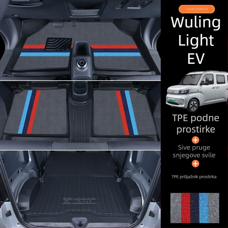 TPE auto podloge za Zhiguang EV 2025 – potpuno pokrivanje unutrašnjosti i prtljažnika, prilagodljivo