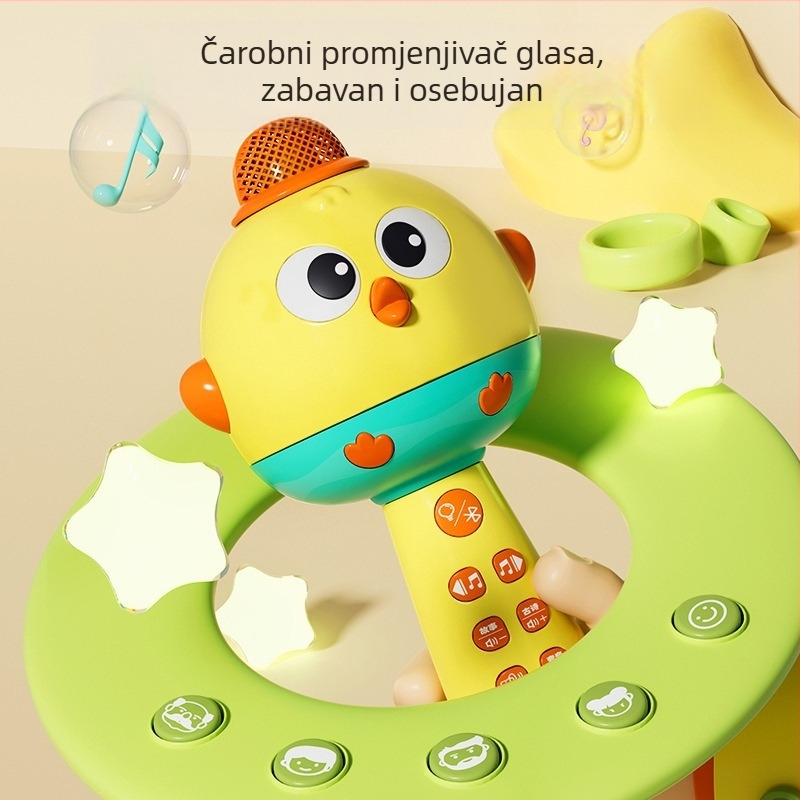 Befer dječji edukativni mikrofon, plastični, za djecu 0–3 godine