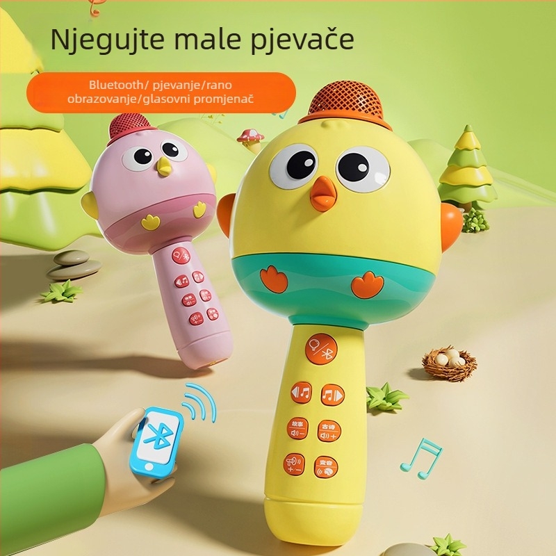 Befer dječji edukativni mikrofon, plastični, za djecu 0–3 godine