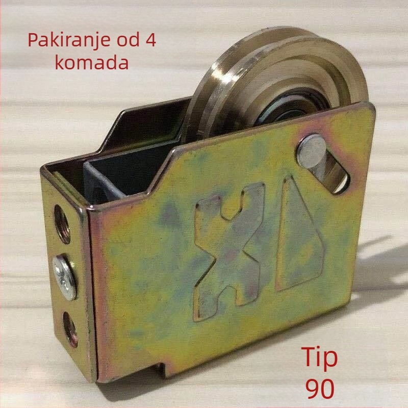 Tiši aluminijski valjci za vrata tipa 90 za klizne prozore i vrata