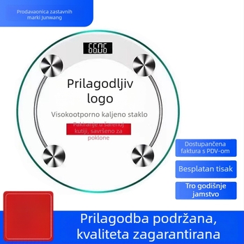 Elektronička vaga s minimalističkim dizajnom, baterijsko napajanje, do 150 kg, univerzalna uporaba
