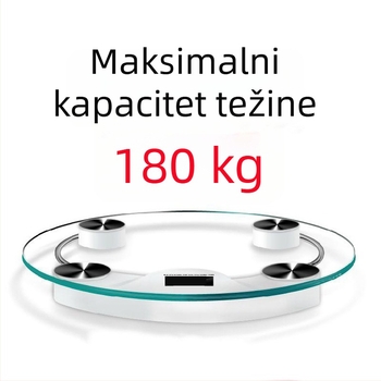Elektronička vaga s minimalističkim dizajnom, baterijsko napajanje, do 150 kg, univerzalna uporaba