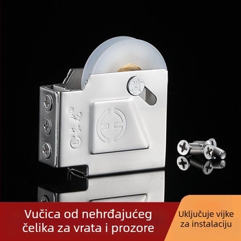 90-tip aluminijski spoj klizna vrata i prozori, kotačić od nehrđajućeg čelika s bakrenim jezgrom