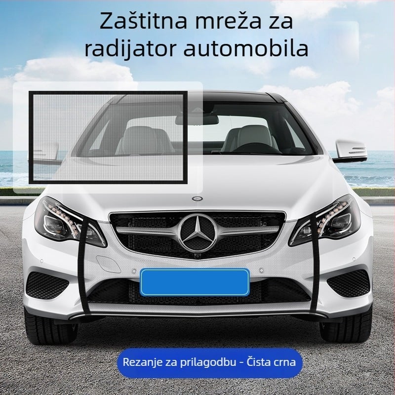 McLaren zaštitna mreža rashladne komore automobila – otporna na kamenčiće i vlaknaste čestice, bez rezanja za registracijsku pločicu, mreža protiv insekata za velike brzine