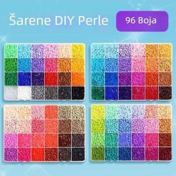 DIY perle za fuuziju – bez rupa, za 3D slagalicu, za uzrast 7–14 godina