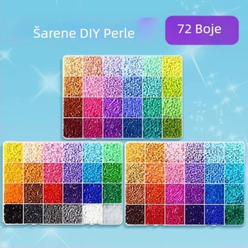 DIY perle za fuuziju – bez rupa, za 3D slagalicu, za uzrast 7–14 godina