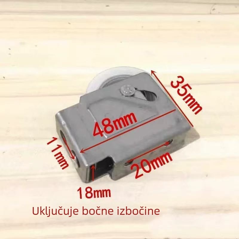 Hardver za klizna vrata i prozore, tip 73 s rolnim mehanizmom, aluminijska legura, starinski bakreni završetak, brend Unique