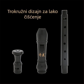 Qimei rekorder QM8A-18B/QM8A-18G, 8 otvora, visoki registr, njemački stil G / engleski stil B, kožna torbica