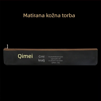 Qimei rekorder QM8A-18B/QM8A-18G, 8 otvora, visoki registr, njemački stil G / engleski stil B, kožna torbica