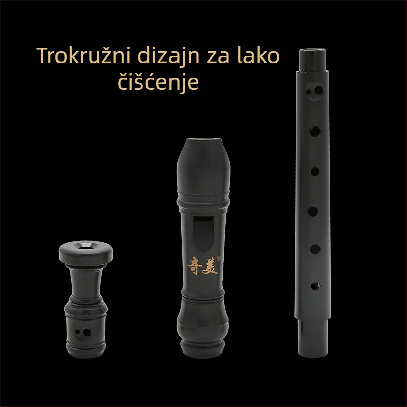 Qimei rekorder QM8A-18B/QM8A-18G, 8 otvora, visoki registr, njemački stil G / engleski stil B, kožna torbica
