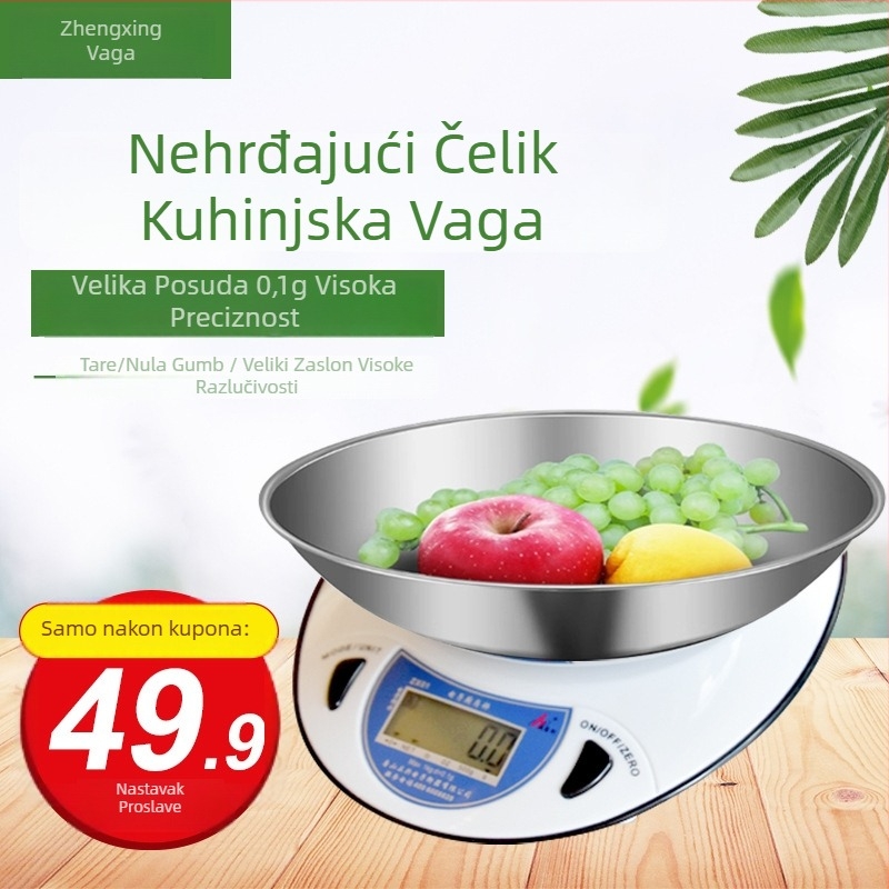 Kuhinjska vaga Tang heng, digitalna, višenamjenska