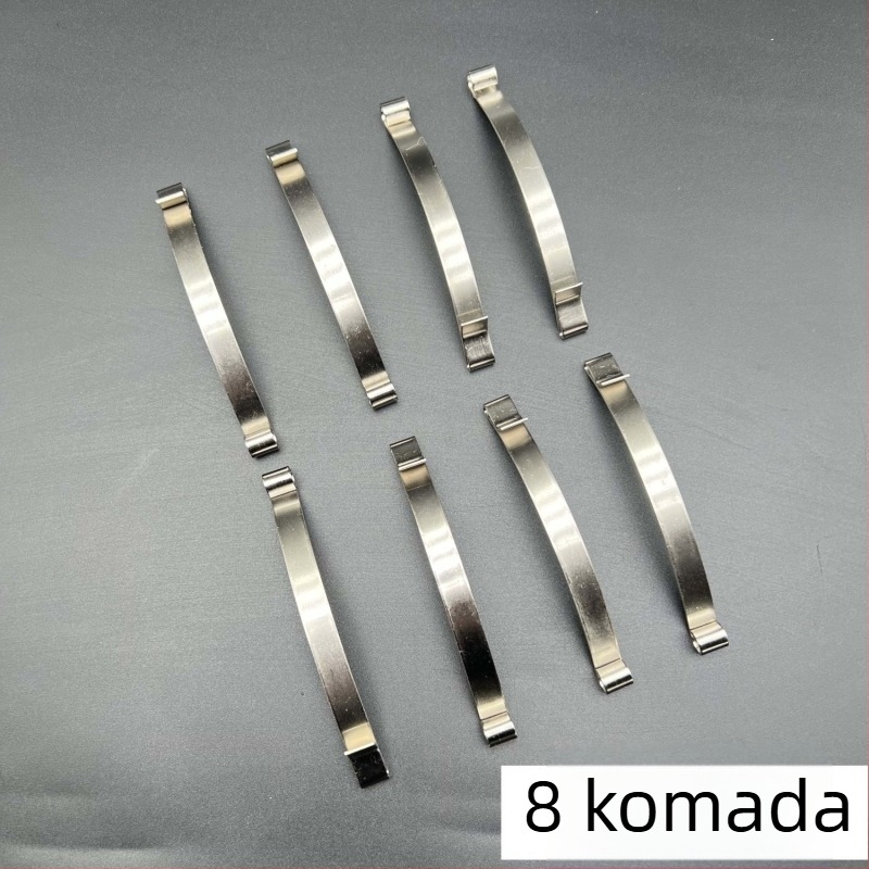 Donji kotač za klizna vrata s pločom opruge od mangan čelika, za garderobu ili balkonska staklena vrata