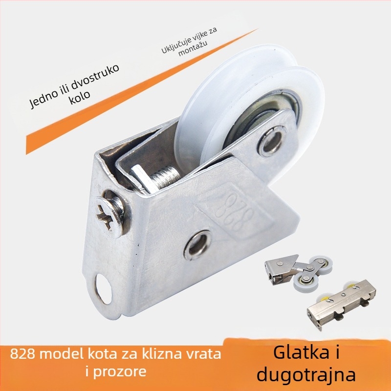 Greentide aluminijska legura 828 tip koluta za klizna vrata, za vrata, prozore i balkonsku šinu