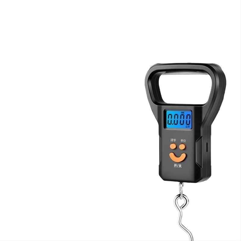 Ručna prijenosna elektronička vaga s oprugom i kukom, USB napajanje, mjerenje tjelesne težine, kapacitet 50 kg