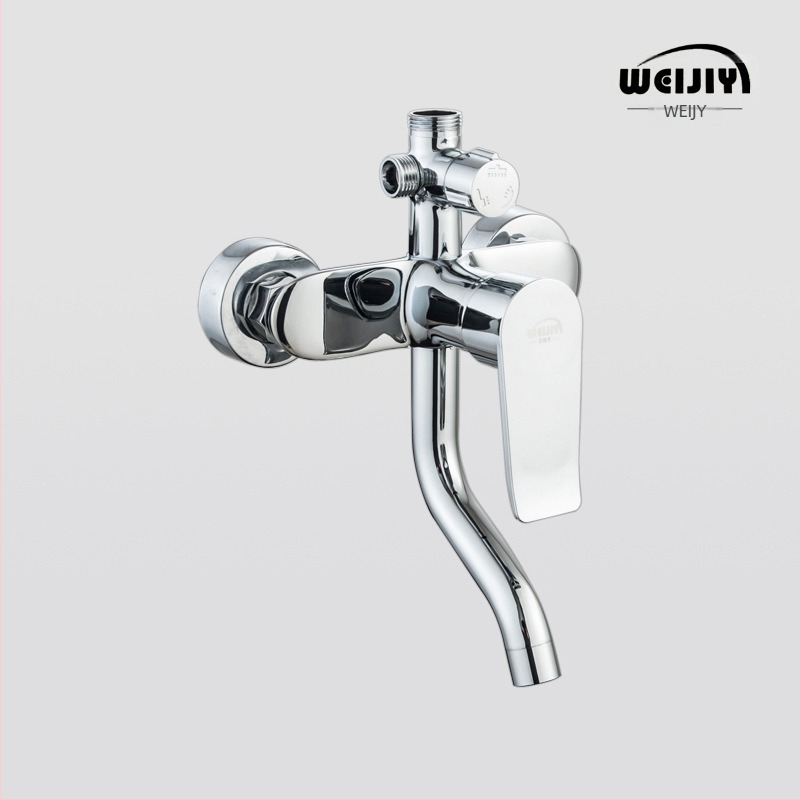 Ugrađeni tuš mikser s mesnim tijelom, keramički kartridž, model SK-7890, za tuš, 0–80°C, 0,8 MPa