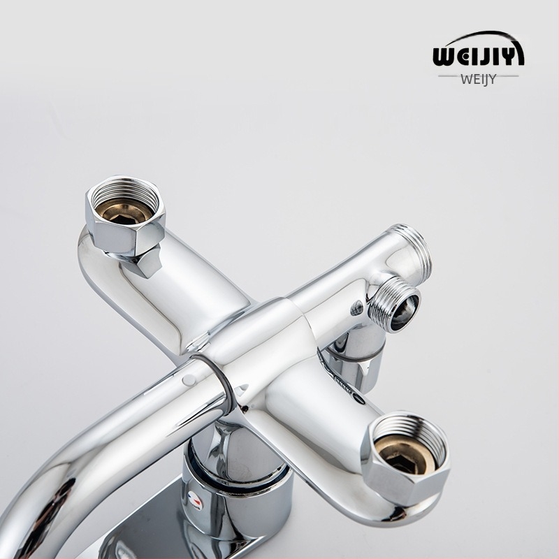 Ugrađeni tuš mikser s mesnim tijelom, keramički kartridž, model SK-7890, za tuš, 0–80°C, 0,8 MPa