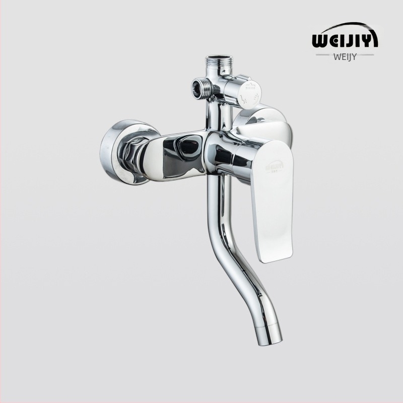 Ugrađeni tuš mikser s mesnim tijelom, keramički kartridž, model SK-7890, za tuš, 0–80°C, 0,8 MPa