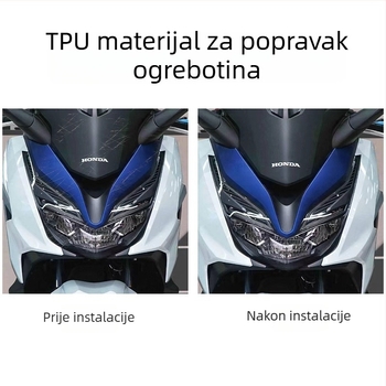 TPU zaštitna folija za Road Glide motocikl — materijal: TPU; funkcija: otpornost na visoke/niske temperature; lokacija: središnji upravljački sklop; kompatibilnost: univerzalna