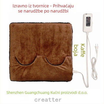 USB grijane papuče s grijačem za stopala – Unisex, gornji dio od krzna, EVA đon