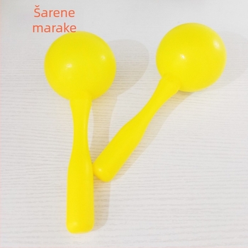 Plastična pijesak udaraljka – Orffov glazbeni instrument za ranu glazbenú edukaciju, glazbena igračka za djecu 0–14 godina, unisex