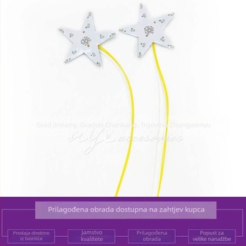 LED svjetla za tenisice – Model YW60002; Elektronička svjetla za tenisice, Cartoon Paradise stil; Kompatibilno s tenisicama, kožnim cipelama, čizmama, sandalama; Za sve sezone